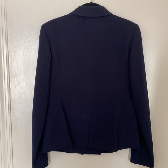 Ann Taylor LOFT Double Breasted Navy Blazer Size 0. - Picture 2 of 7